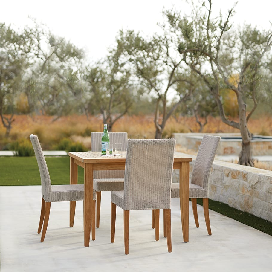 Квадратный обеденный стол из тикового дерева JANUS et Cie Relais ARCH-00030806 - Вид №3