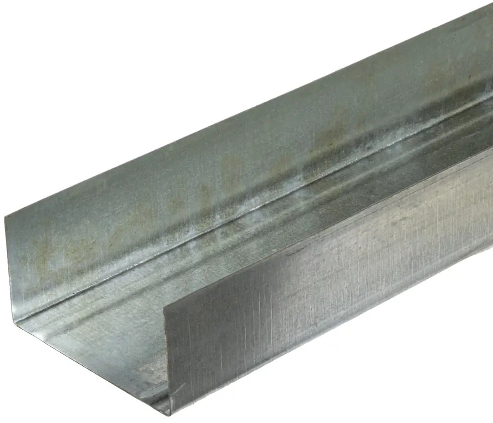 Направляющий профиль KNAUF ПН 100×40×3000 мм для каркасов перегородок 81950366