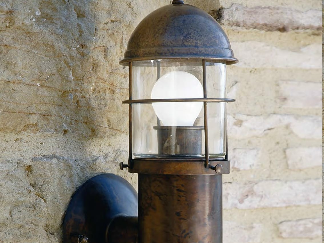 Металлическая наружная настенная лампа Aldo Bernardi Attila ARCH-00045613