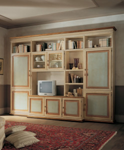 2304 Tifernoit Модульная стена в тонкую полоску Soggiorno