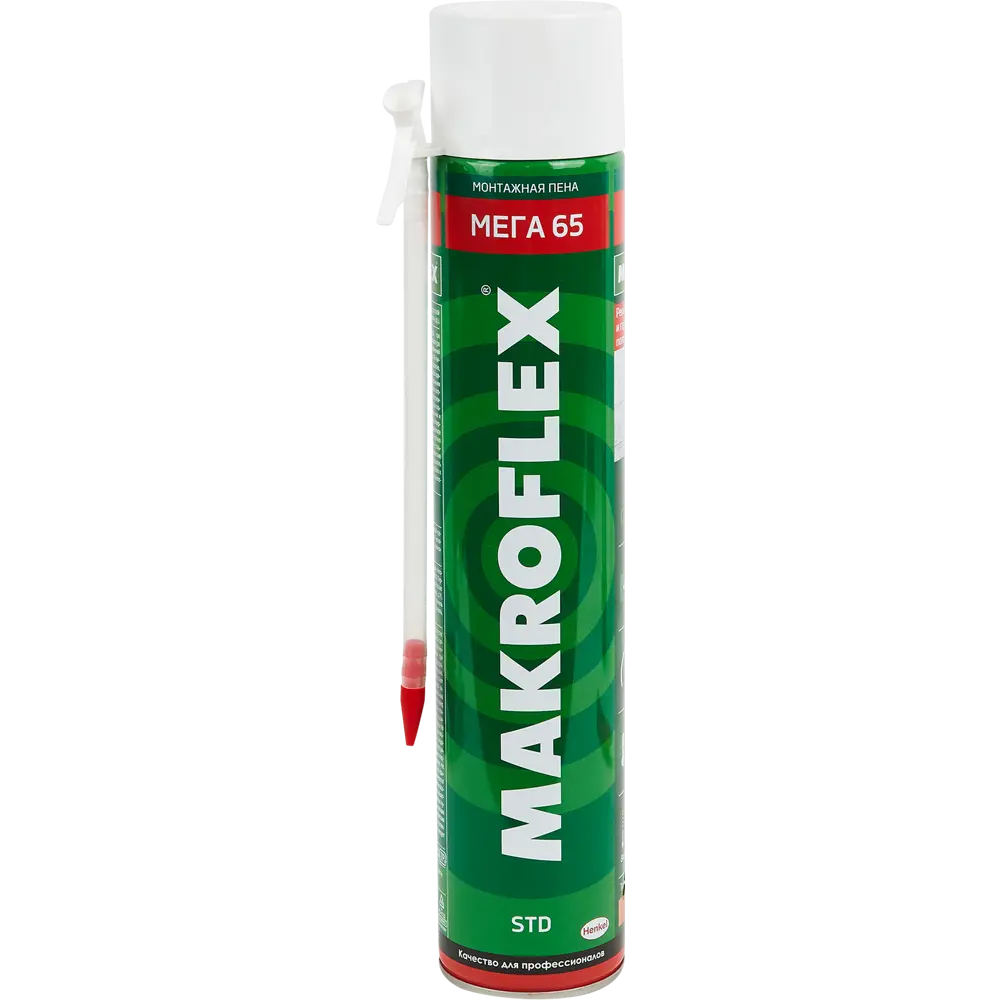 Пена монтажная бытовая Makroflex Мега STD 65 летняя 800 мл МАКРОФЛЕКС STLM-2049273