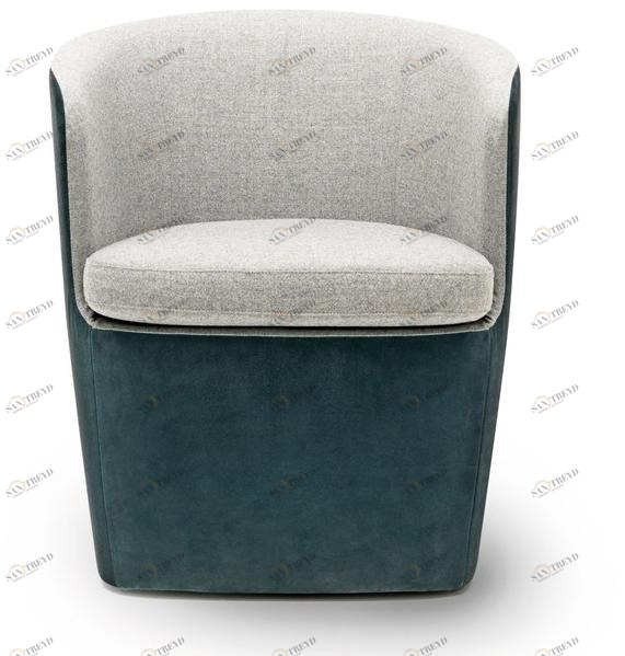 MisuraEmme Мягкое кожаное кресло с подлокотниками Atelier sun-id-1427184