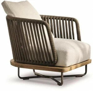 Minotti Садовое кресло из тика Sunray