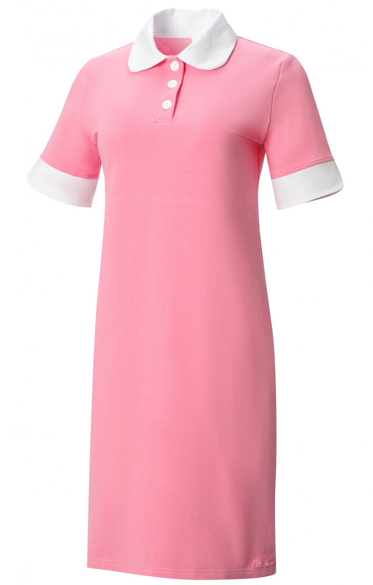 64668 Платье-поло трикотажное цвет PINK (розовый) GRACE  Одежда для обслуживающего персонала  размер 50 (XL) 