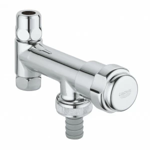 Вентиль угловой для подключения GROHE 3/8 дюйма, хром (41030000)