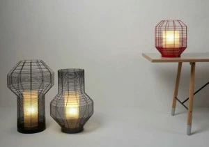 Forestier Настольная лампа из металла прямого и отраженного света Mesh