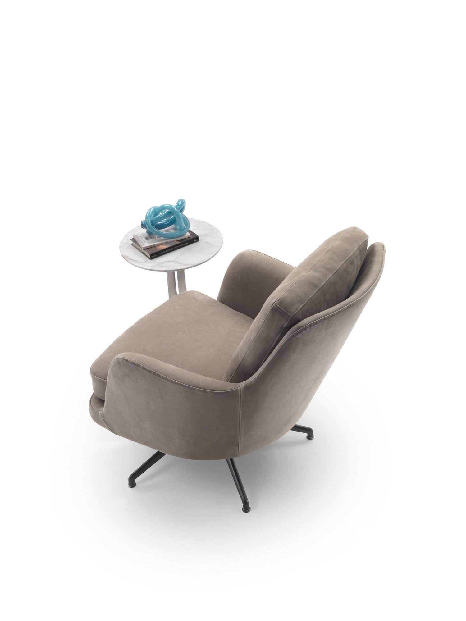 Тканевое вращающееся кресло с подлокотниками Flexform Marley ARCH-00108456 - Вид №2