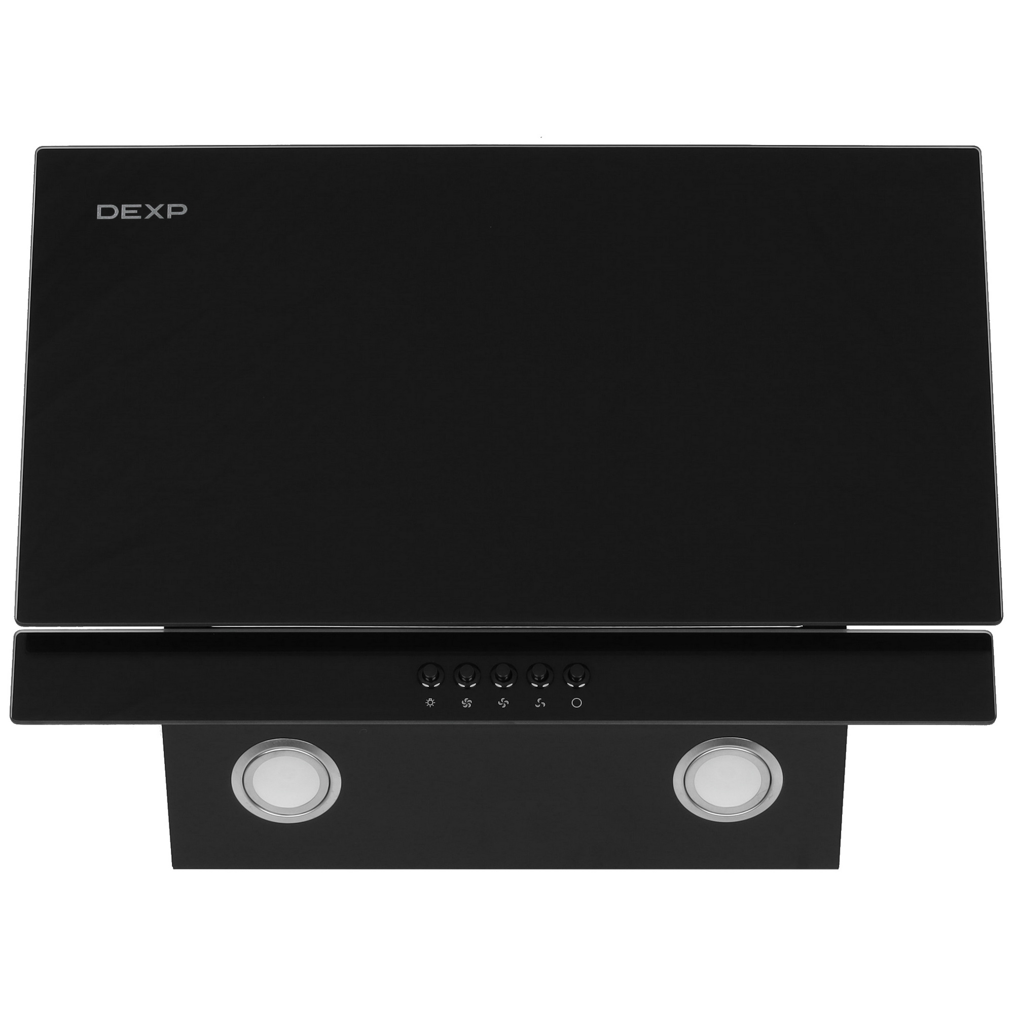 9089202 Вытяжка наклонная DEXP SC60B-700 черный/черный STDN-0045632 - Вид №1