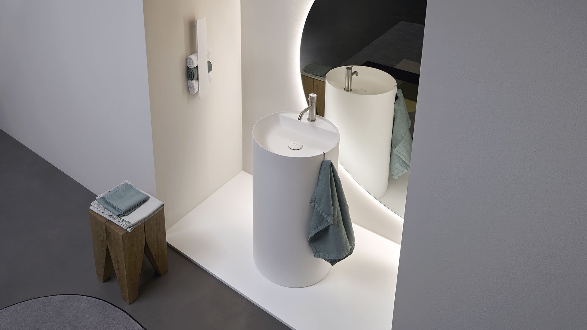 Simplo85 Напольная раковина стоящая прямоугольная Antoniolupi  - Вид №7