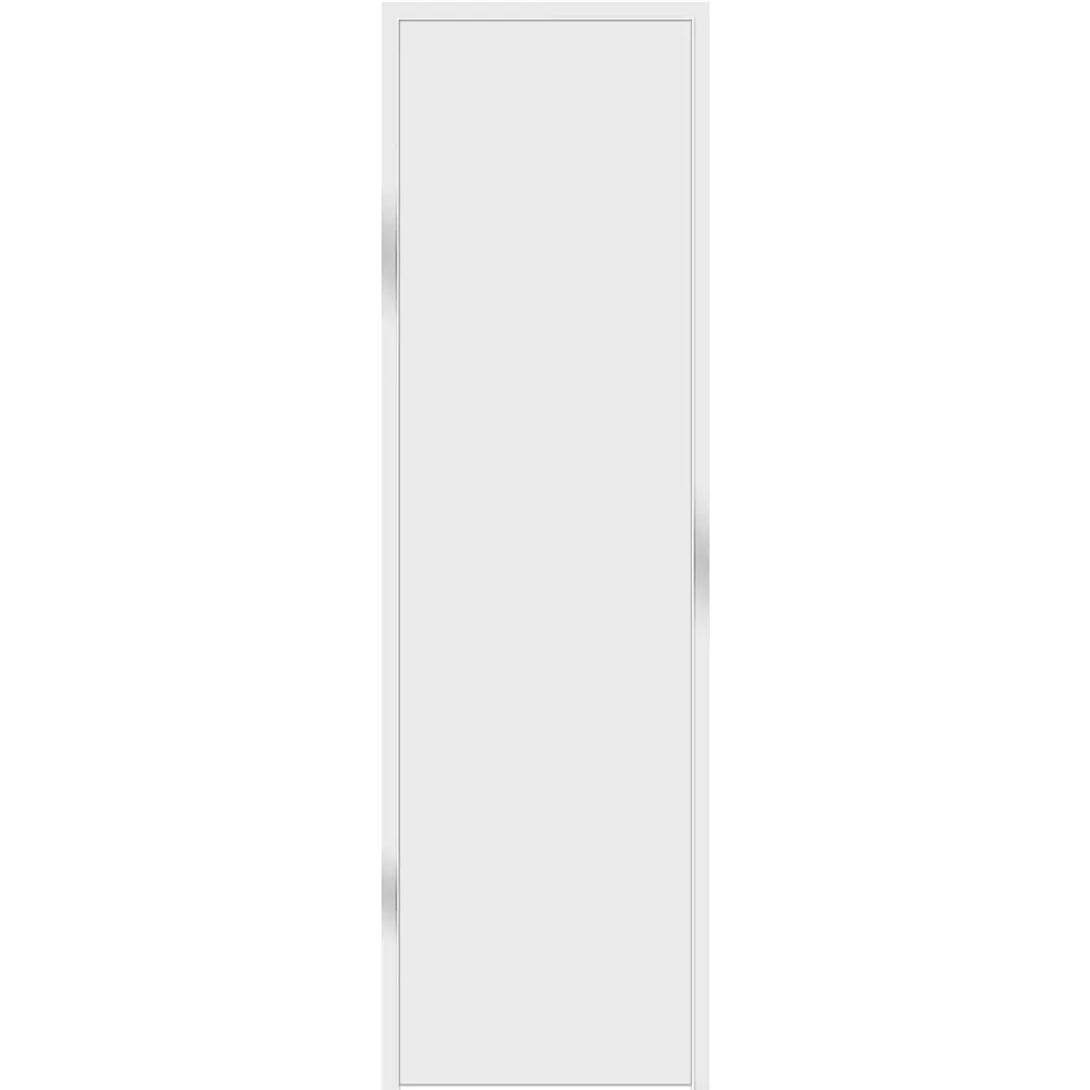 Дверь межкомнатная глухая Invisible 60x220 см цвет белый с замком левая 89433715 STLM-2132732 VELLDORIS  - Вид №2