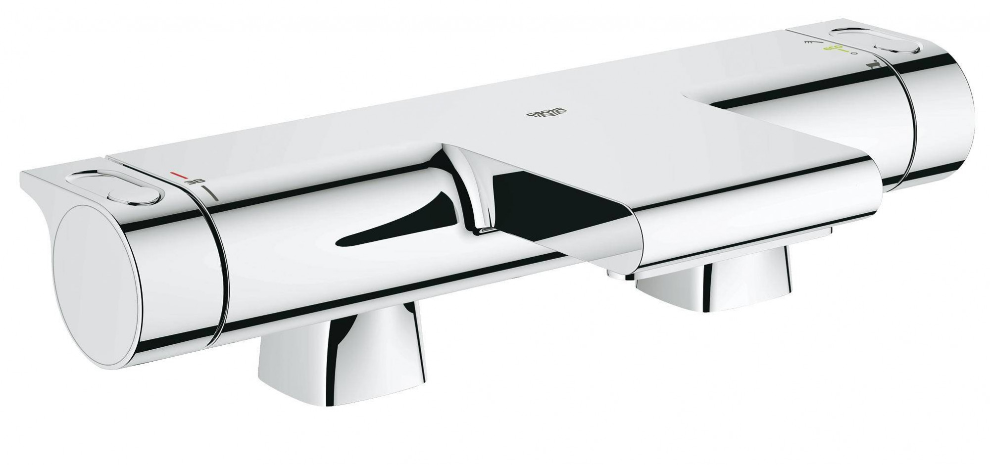 Термостатический смеситель для ванны GROHE Grohtherm 2000 NEW с вертикальными подключениями, хром (34176001)