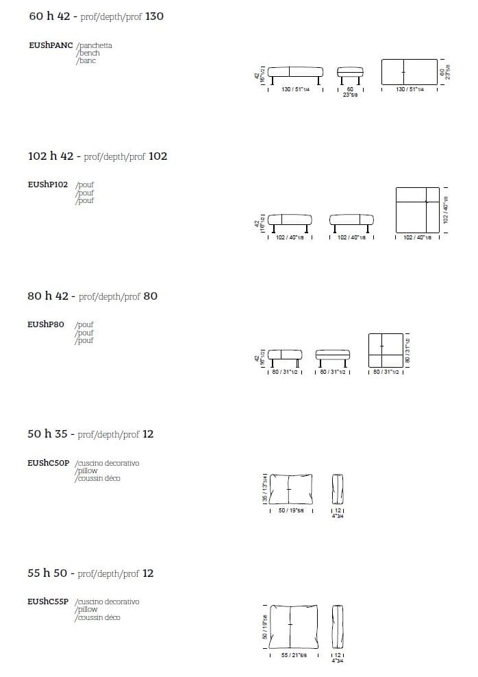3-местный тканевый диван Borzalino Шифу ARCH-00061434 - Вид №7