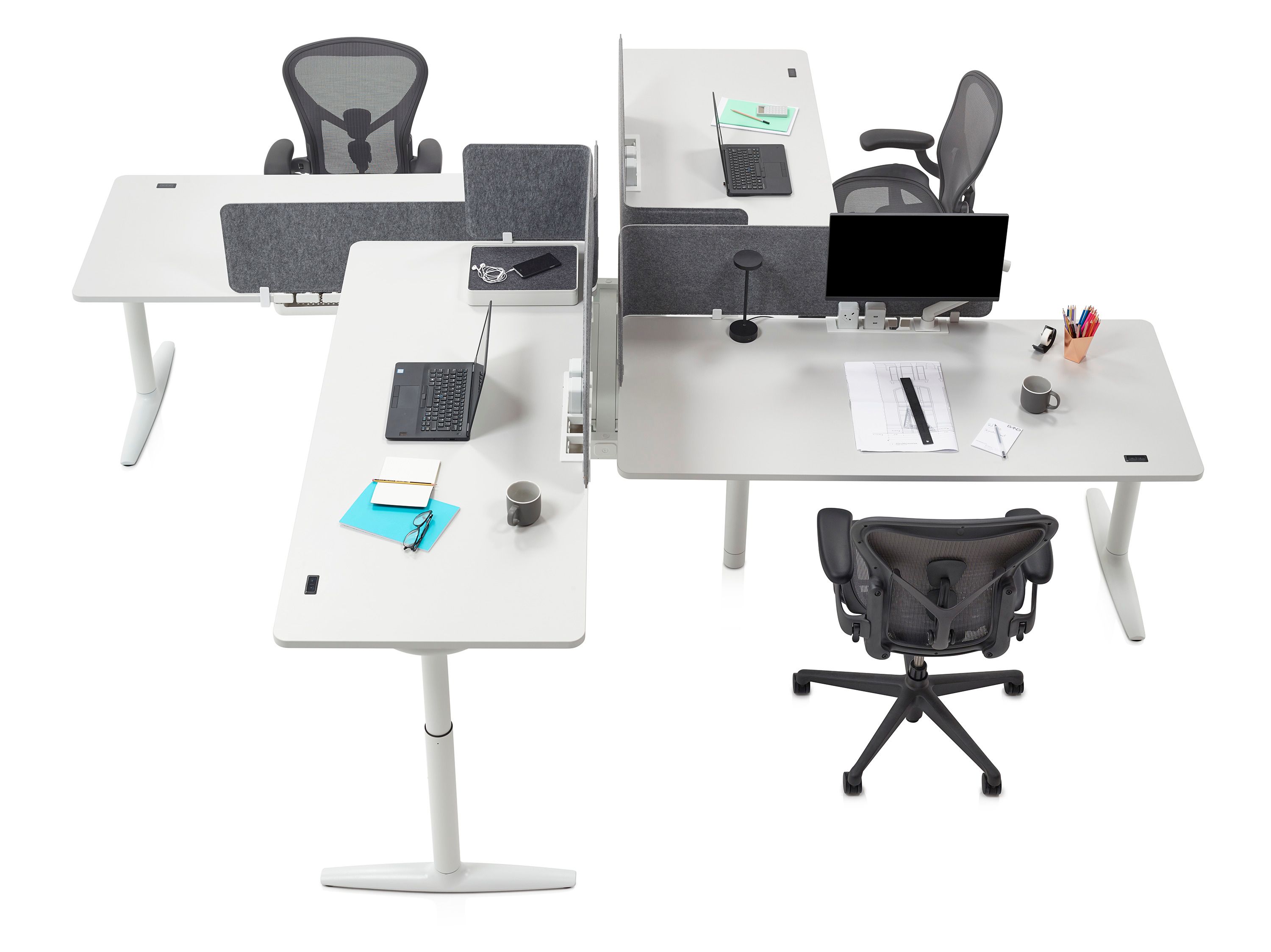 5-спицевое вращающееся офисное кресло с колесами Herman Miller Aeron ARCH-00152986 - Вид №14