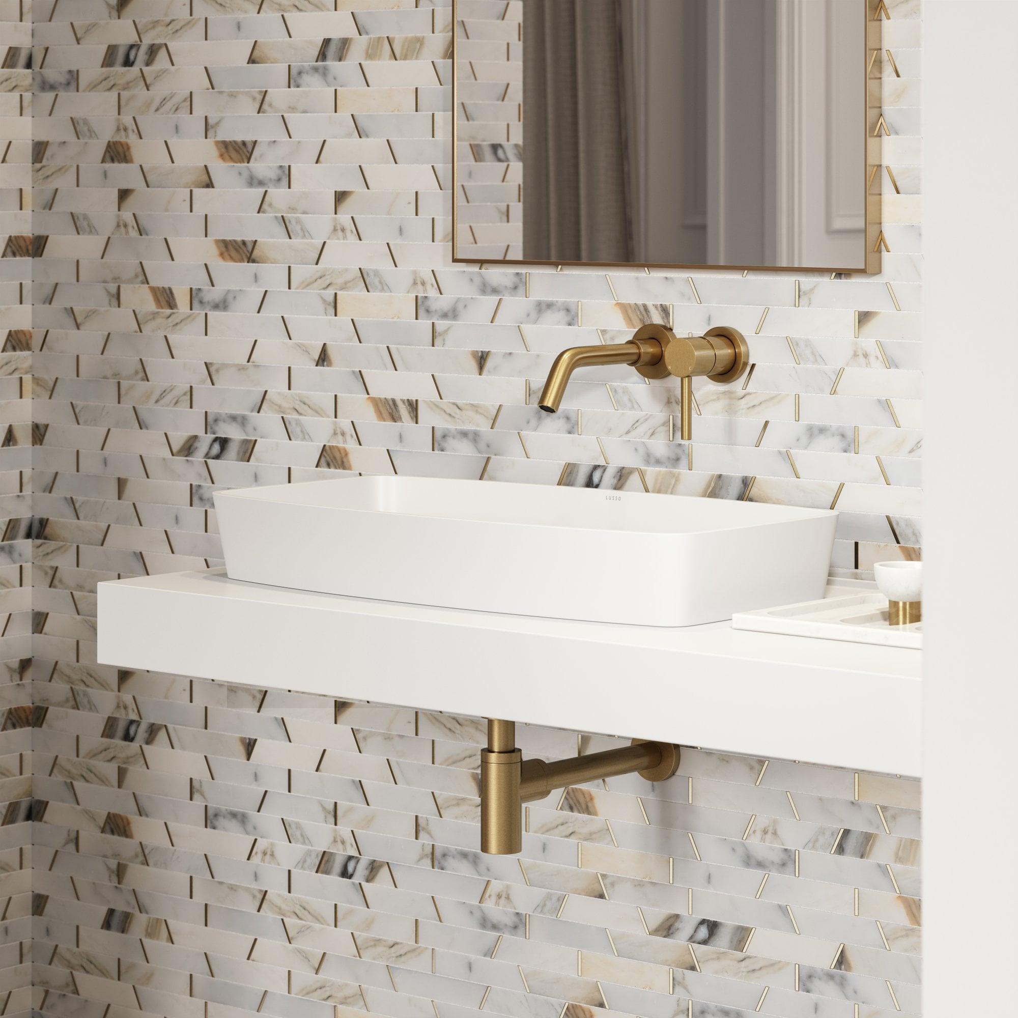 Прямоугольная столешница из смолы LUSSO ARCH-00085884 - Вид №1