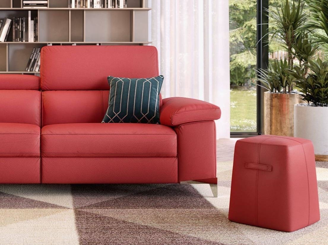 Кожаный пуф Sofanella Venosa ARCH-00123420 - Вид №2