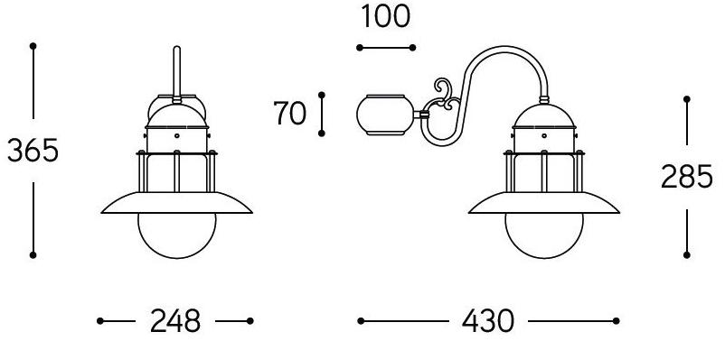 Aldo Bernardi Садовый фонарь из металла Abbazia sun-id-1370246 - Вид №2