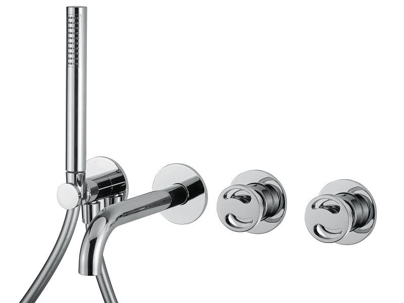 Хромированный латунный настенный смеситель для ванны Bugnatese тысяча девятьсот пятьдесят ARCH-00139700