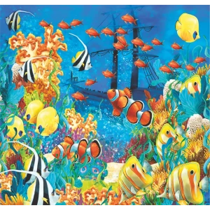 Фотообои Тайны морских глубин бумажные, 210x200 см