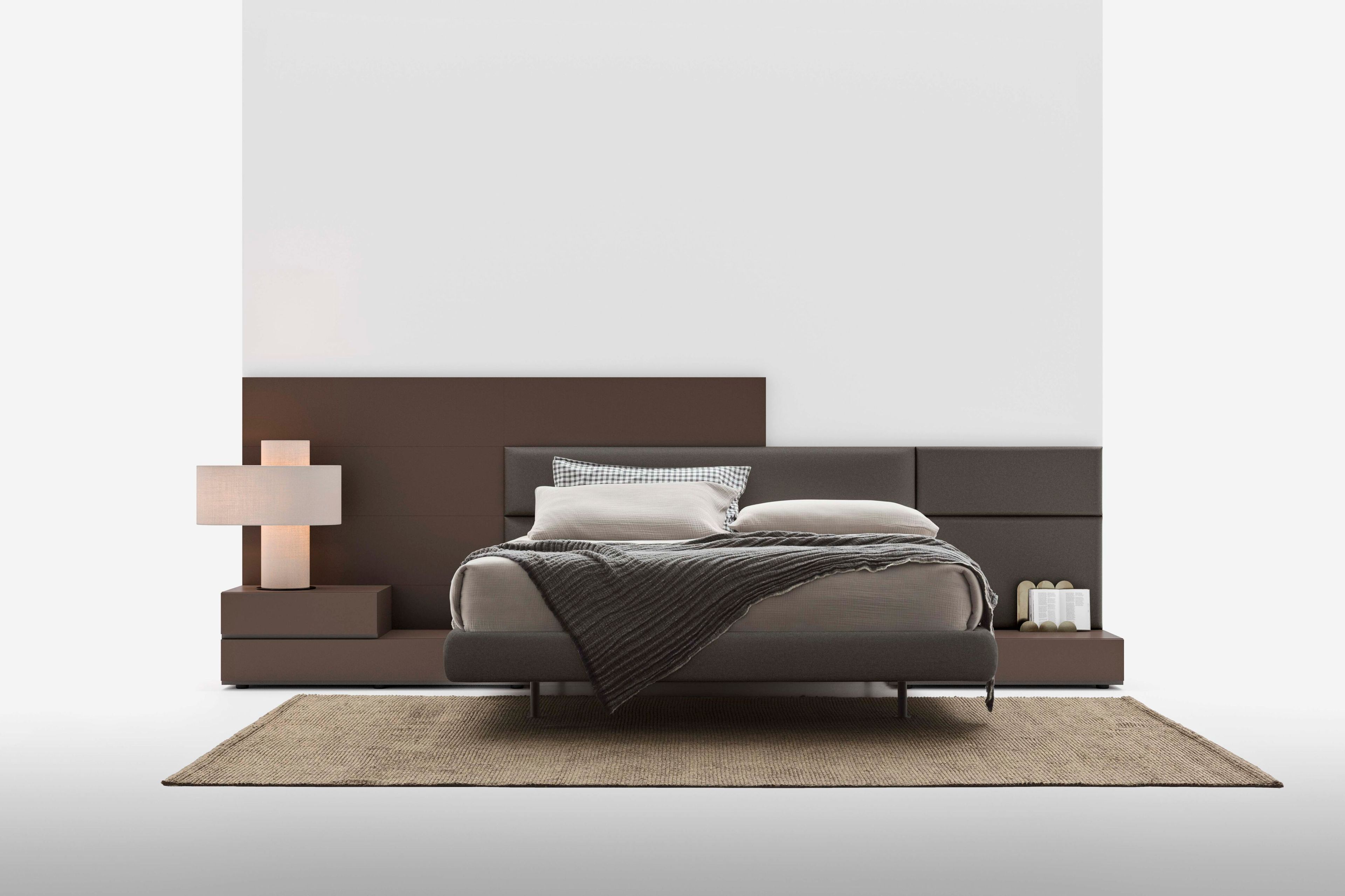 Высокое изголовье для двуспальной кровати со встроенными тумбочками Alf DaFrè SUITE SYSTEM 2 ARCH-00143538 - Вид №15