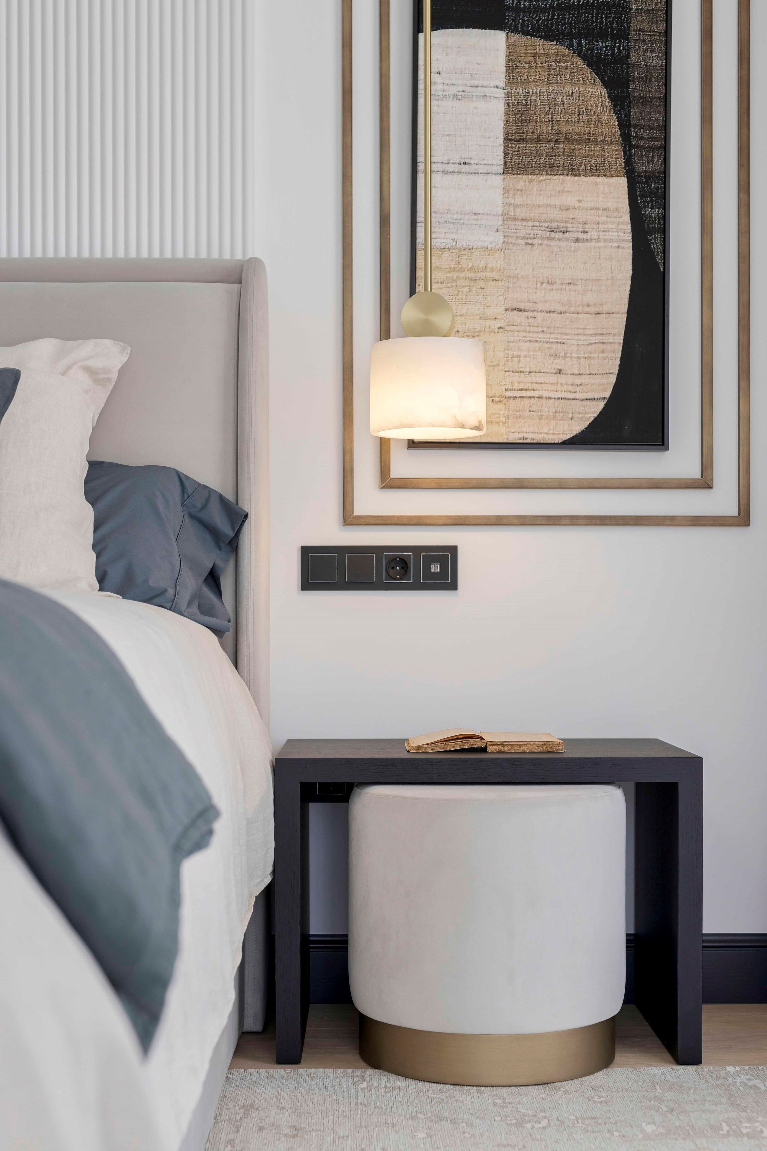 Круглый пуф из ткани Stylish Club Sublime ARCH-00137487 - Вид №8