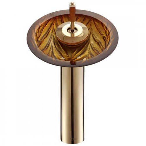 C-GV390-19mm-KGW1700 Накладная раковина на столешницу  прямоугольная Krausru  - Вид №7