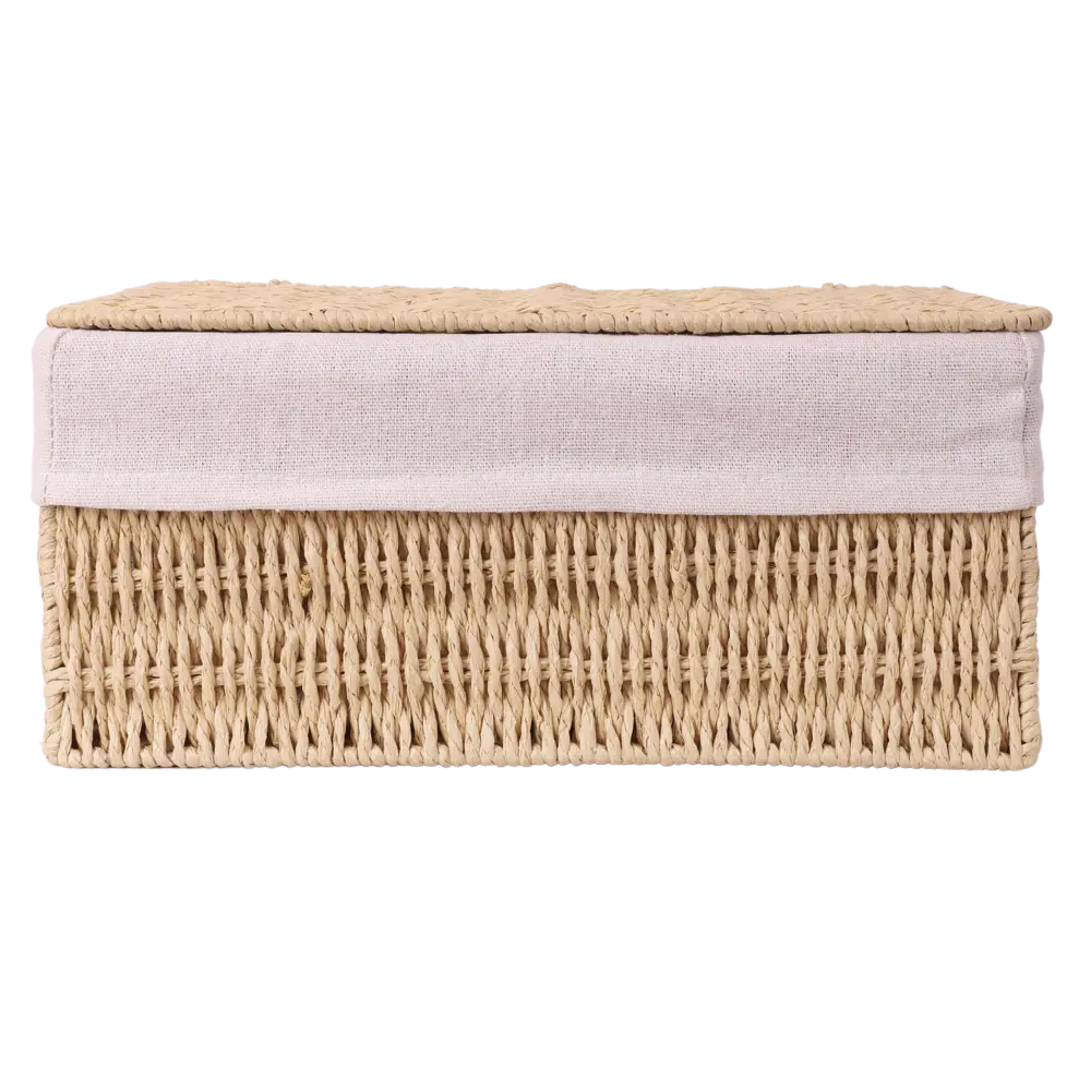 Корзина Konsensa 29x13x19 см бумага цвет бежевый 89439482 STLM-2201517  - Вид №2