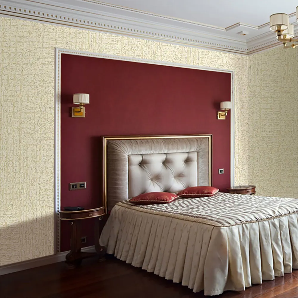 Обои флизелиновые 1.06х10 м однотон цвет экрю 0033-62 BELVINIL Крис STLM-2113333 - Вид №2