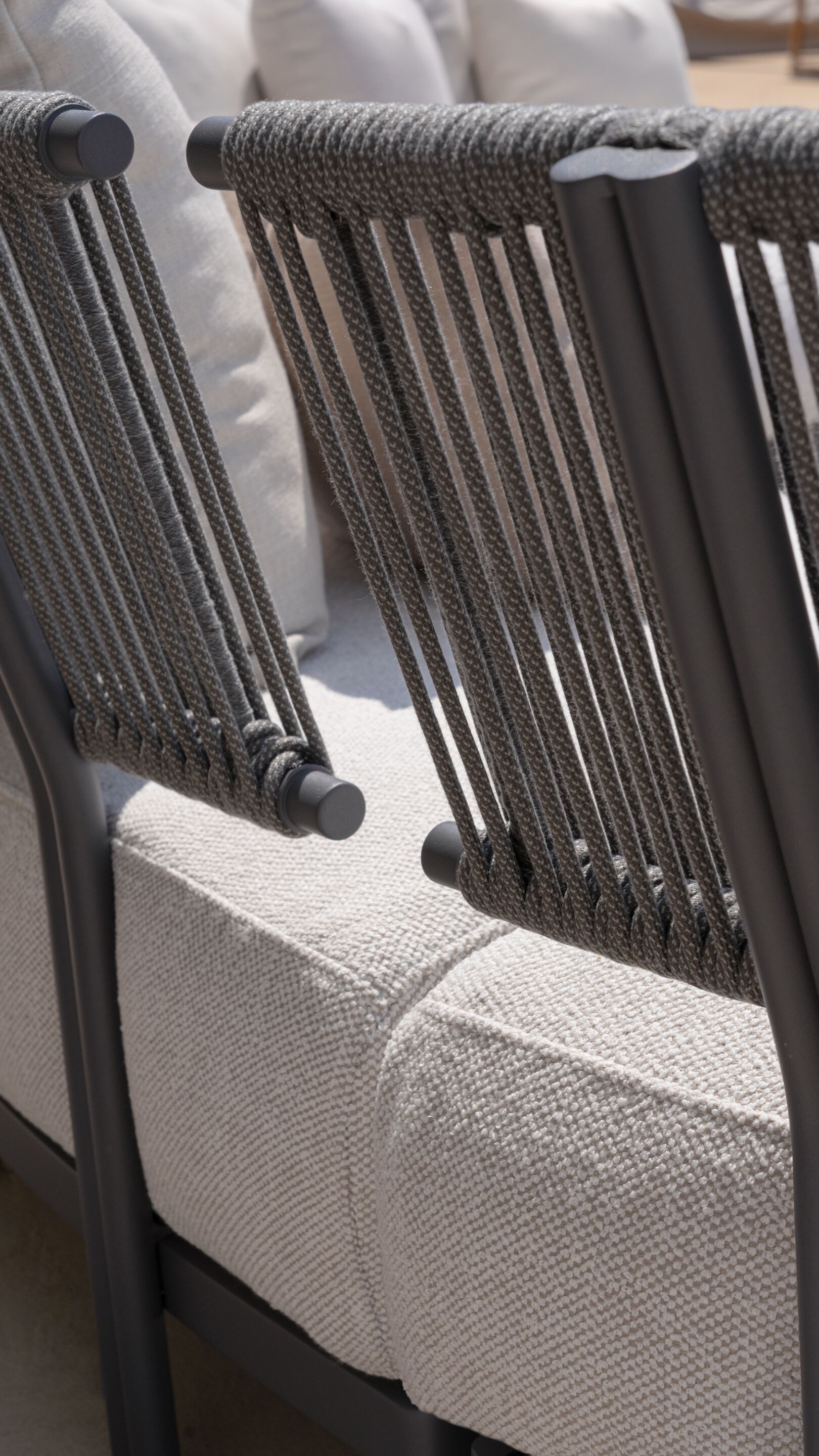 2-местный изогнутый тканевый садовый диван Atmosphera Лотос ARCH-00060360 - Вид №9