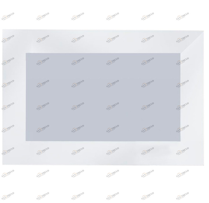 Зеркало прямоугольное настенное белое Dupen ESF DUPEN 043881 Белый 