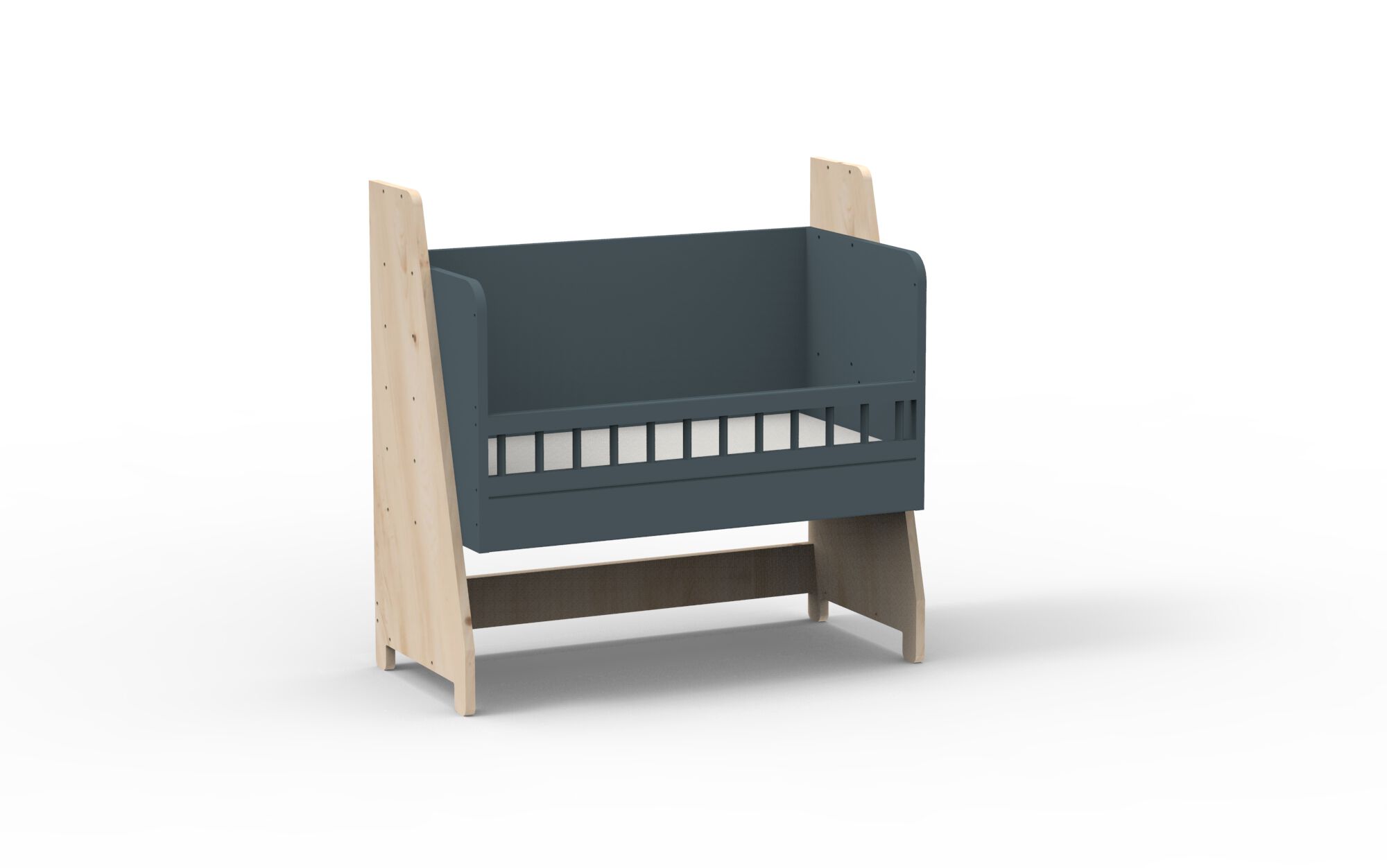 Лакированная деревянная кровать для сна Mathy by Bols ASYMETRY ARCH-00052185 - Вид №34