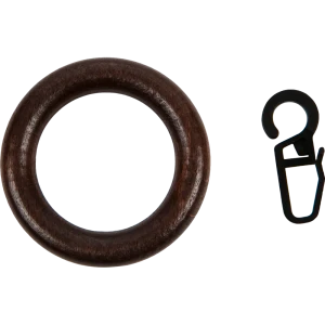 Santreyd: Деревянные кольца с крючками венге для карнизов 13469131