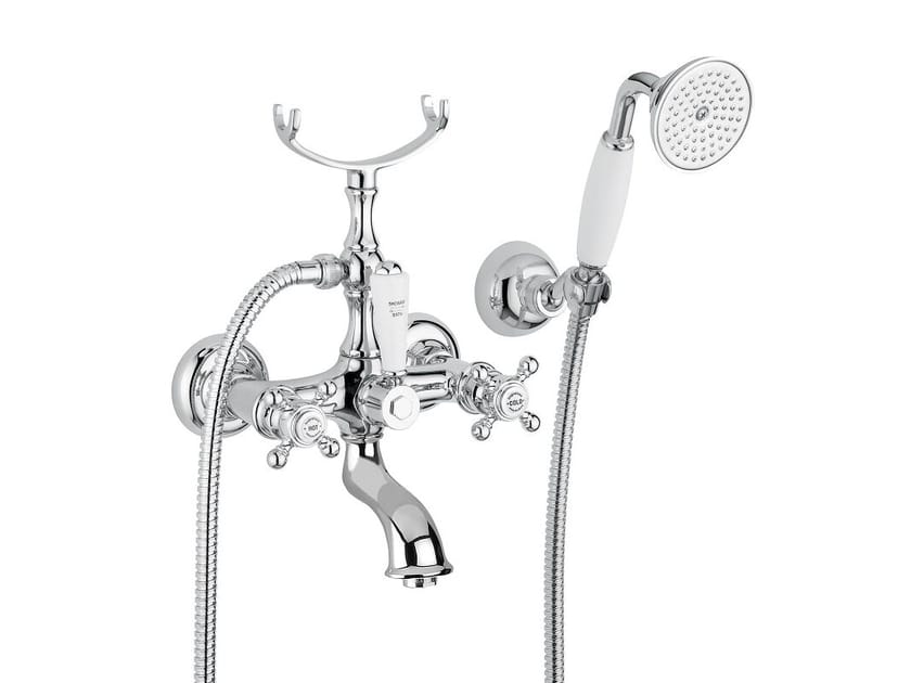 Хромированный латунный настенный смеситель для ванны Bugnatese ARCADIA ARCH-00008289