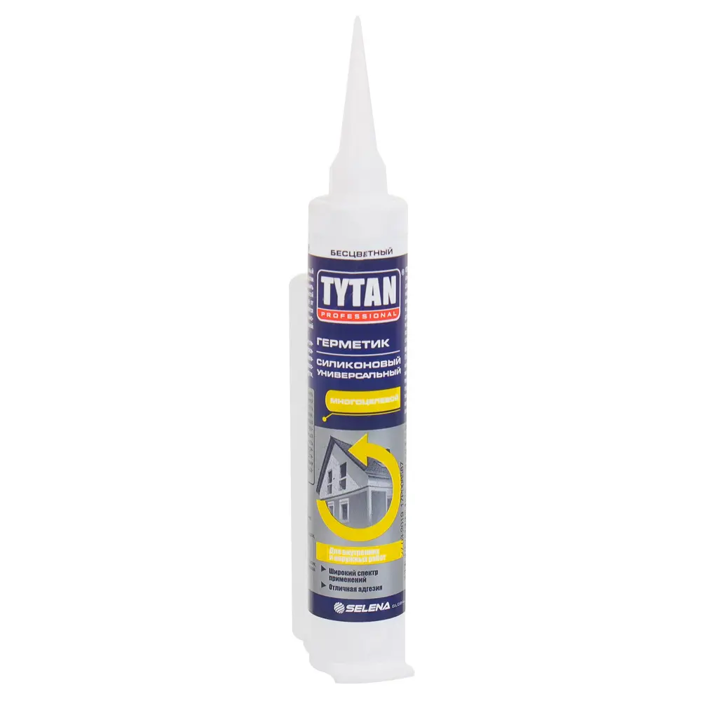Герметик Tytan Professional силиконовый универсальный бесцветный, 80 мл STLM-2136559