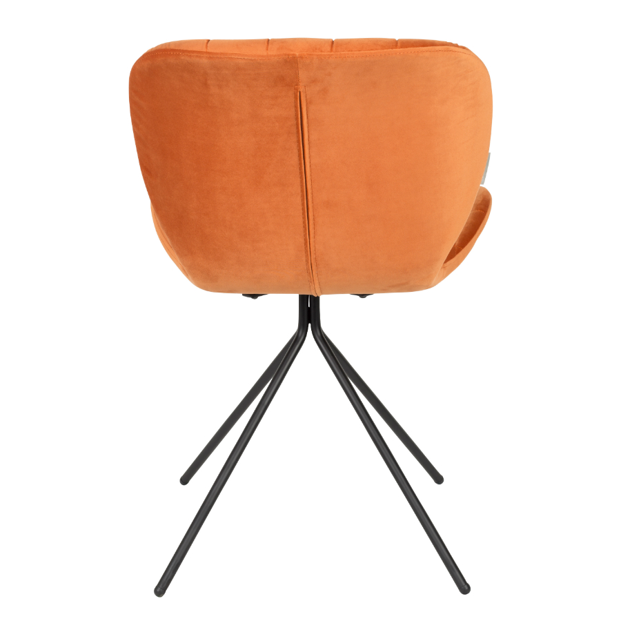 Стул OMG Velvet оранжевый Zuiver 1100367 - Вид №5