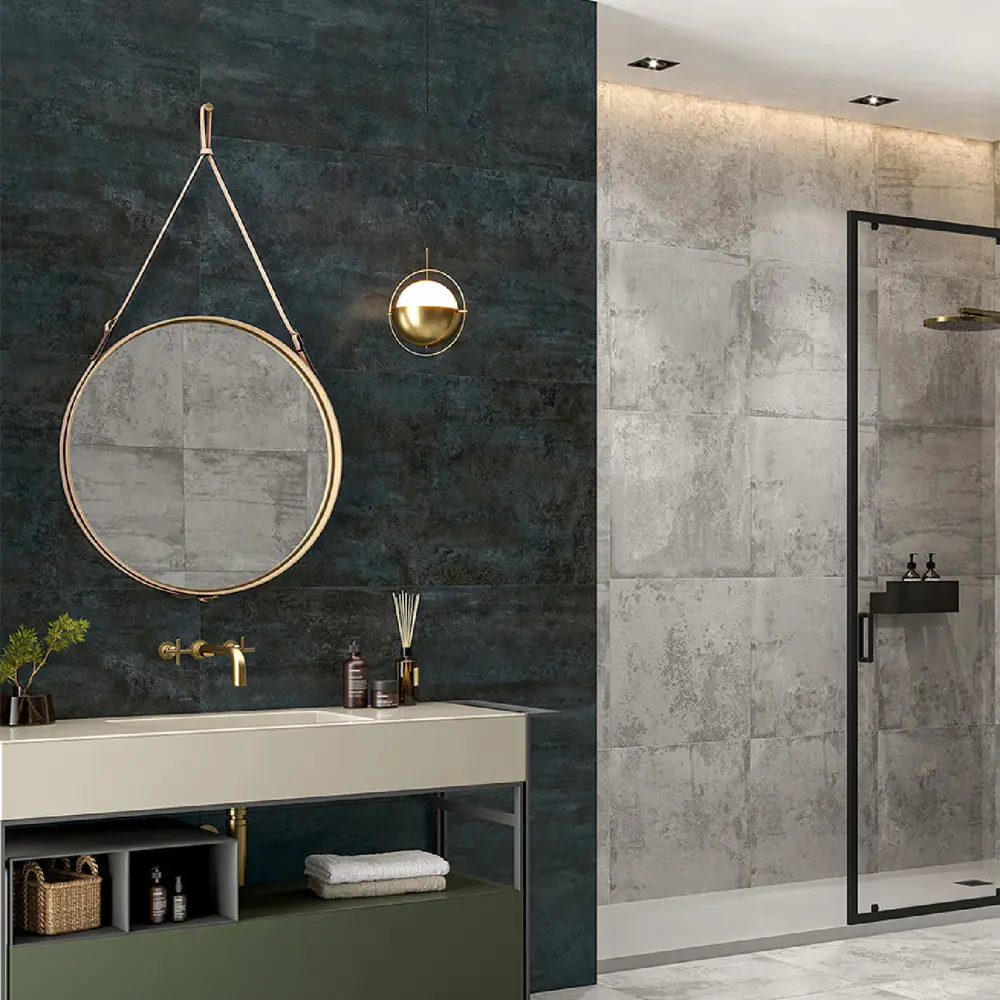 Керамогранит ALMA CERAMICA Oxide черный 60×120 см с лаппатированной поверхностью 88916600 STLM-0946186