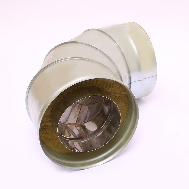 Сэндвич-колено 90" Ferrum Ф160х250 оцинкованная сталь (430/0,5мм) FD08160N4FC - Вид №3