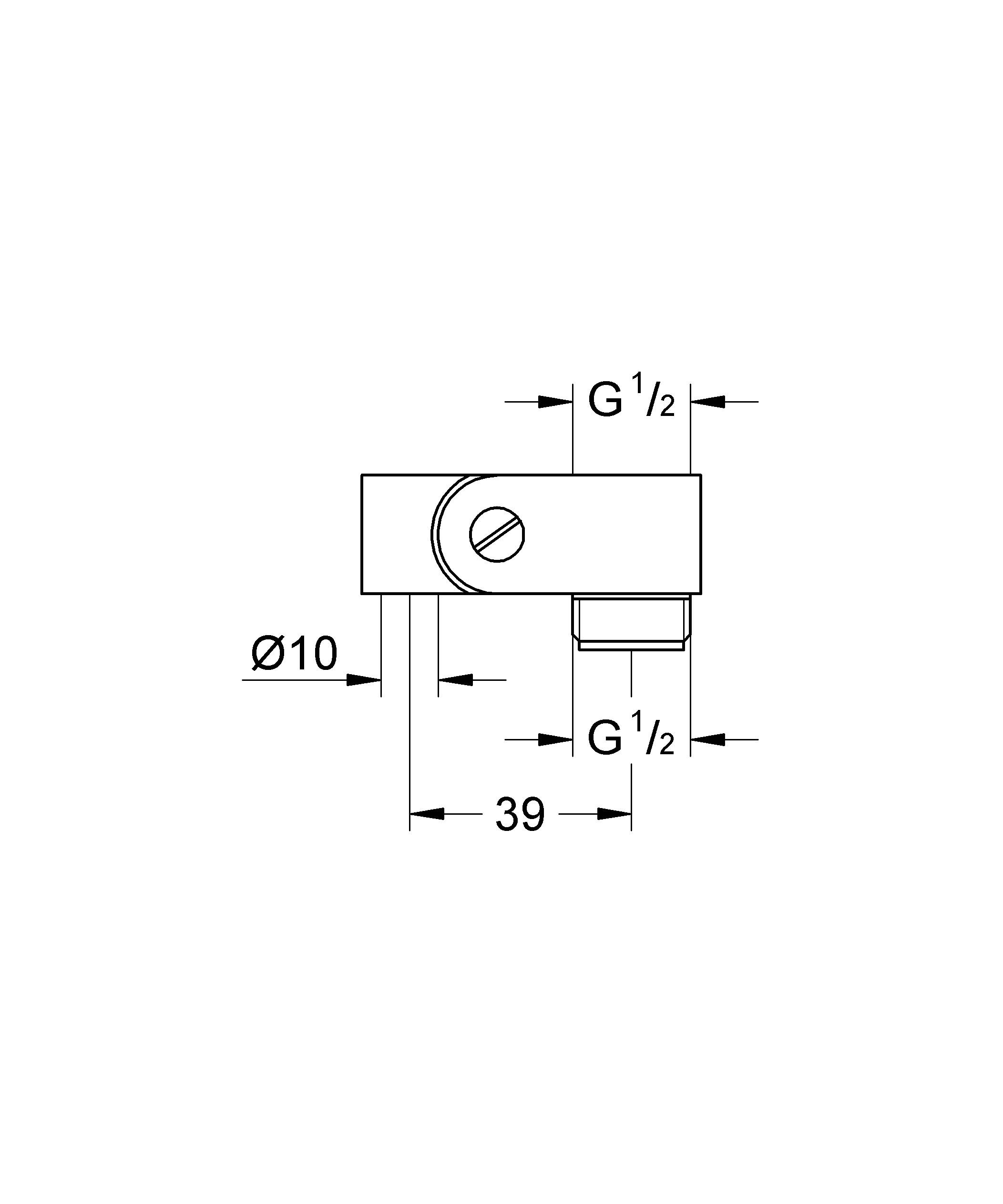 Поворотный элемент GROHE, черный (28785000) Spare Parts - Вид №1