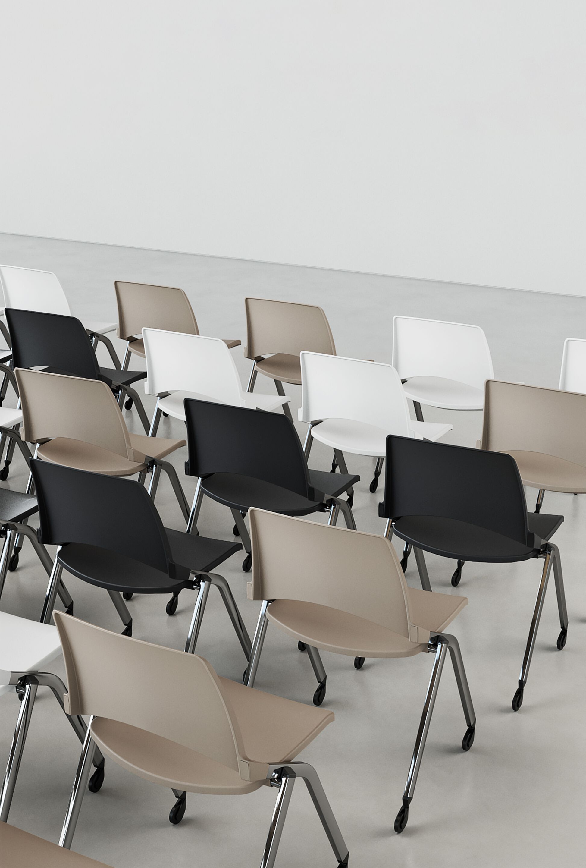 Полипропиленовый стул для конференций с подлокотниками IBEBI Oplà ARCH-00018340 - Вид №1