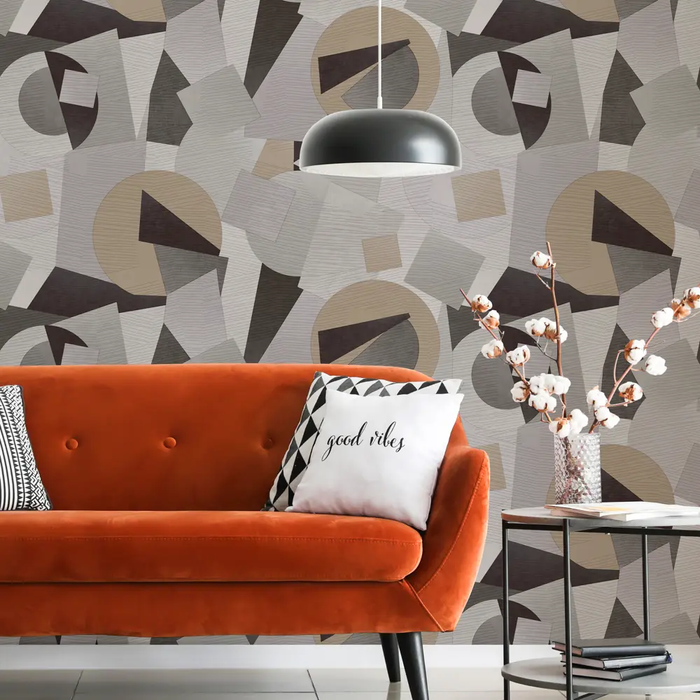 Обои флизелиновые Deco-Deco Forma серые 1.06 м DD6011-22 88479661 STLM-2168000 Santreyd - Вид №2