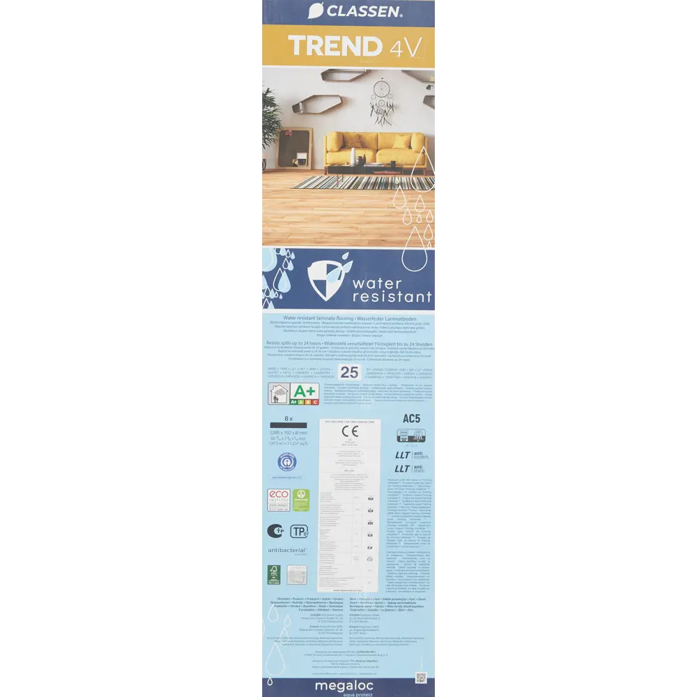 Classen Trend Ламинат «Дуб Байкал» с фаской и влагозащитой 82634397 STLM-1419918 - Вид №11