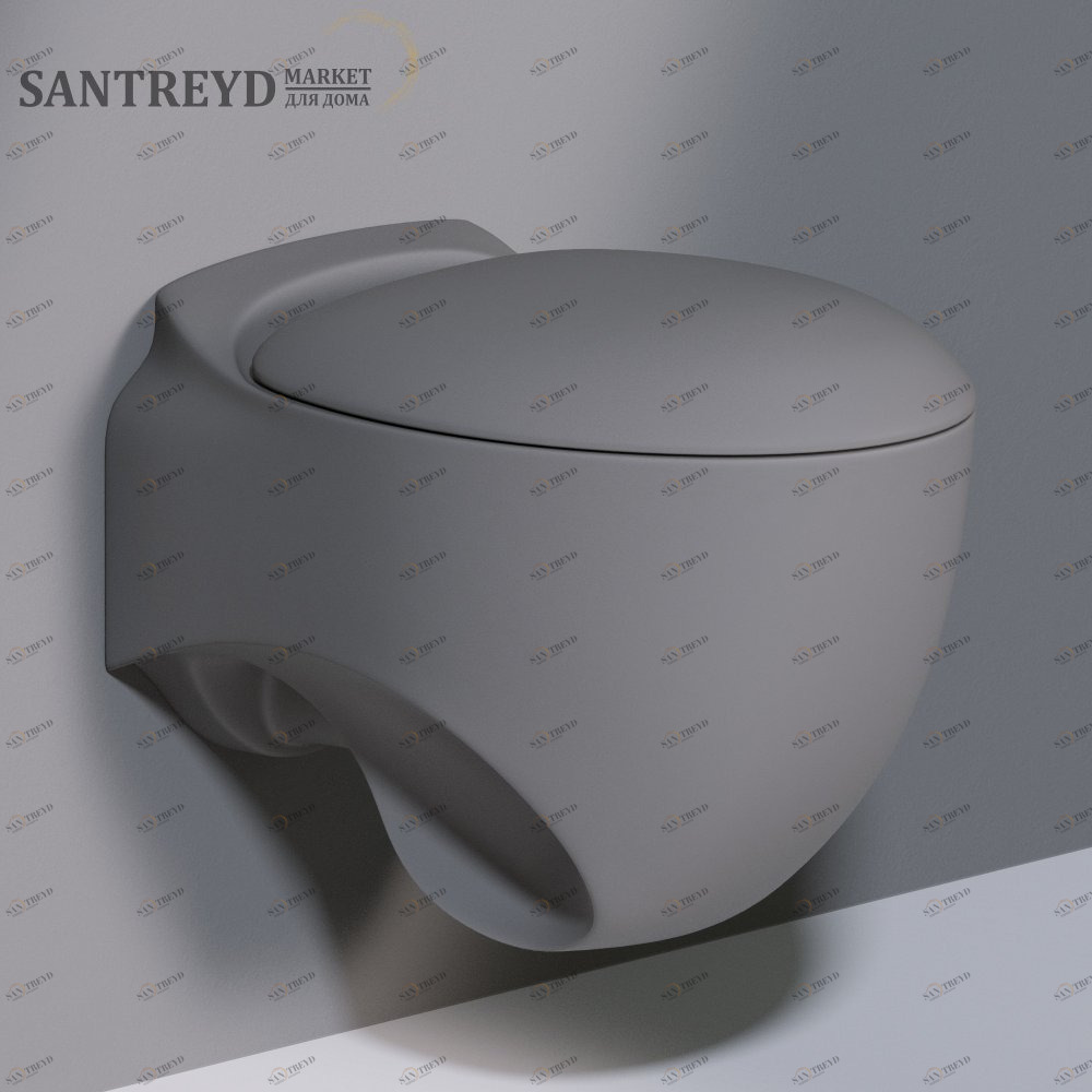 SS531T0R0V6.116 Подвесной унитаз настенный Серый A. e T. Italia ACCENT Италия AeT ITALIA