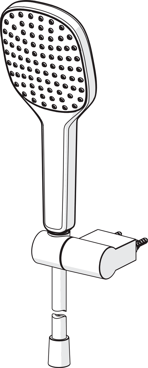 Oras 434 Ручной душевой комплект 434 Hydractiva Style Хром  - Вид №2