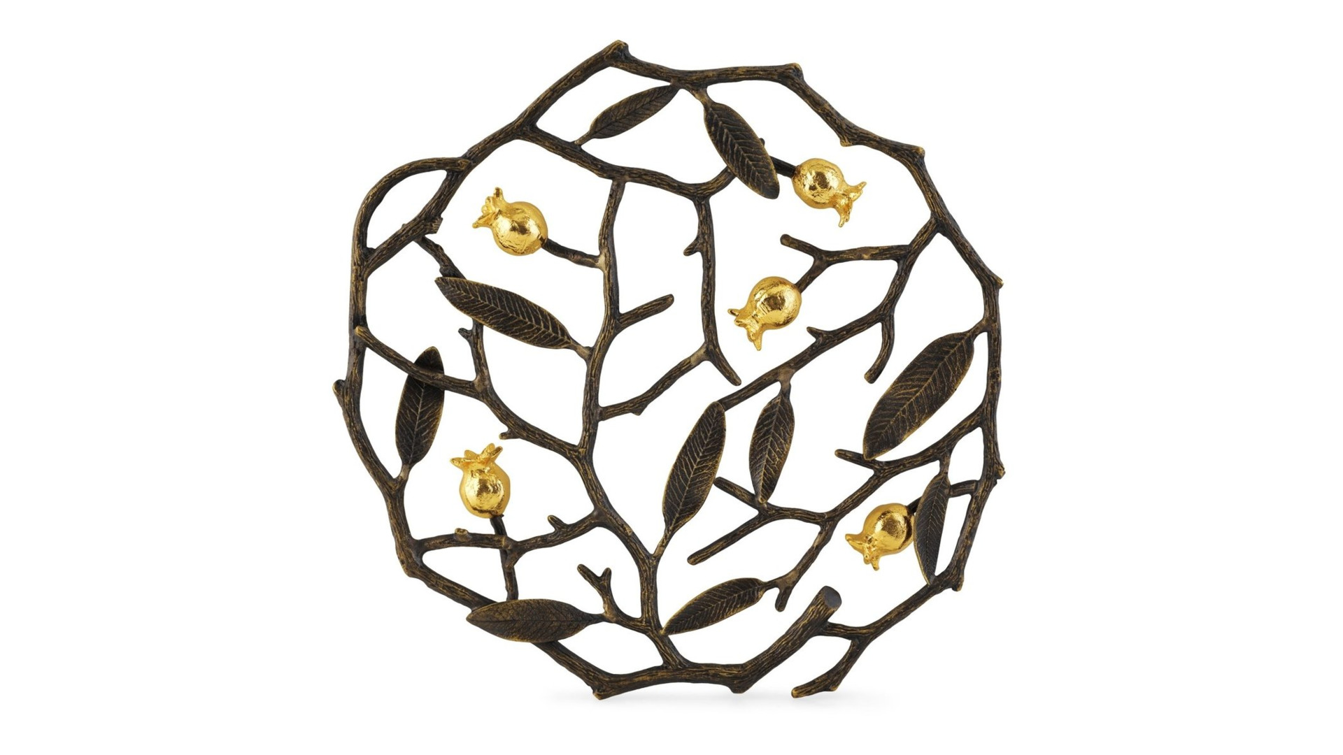 10650251 Michael Aram Подставка под горячее Michael Aram Гранат 23см, латунь Латунь  - Вид №2