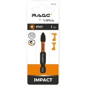 Ударная бита RAGE PH1x50 мм для профессионального монтажа 89383363