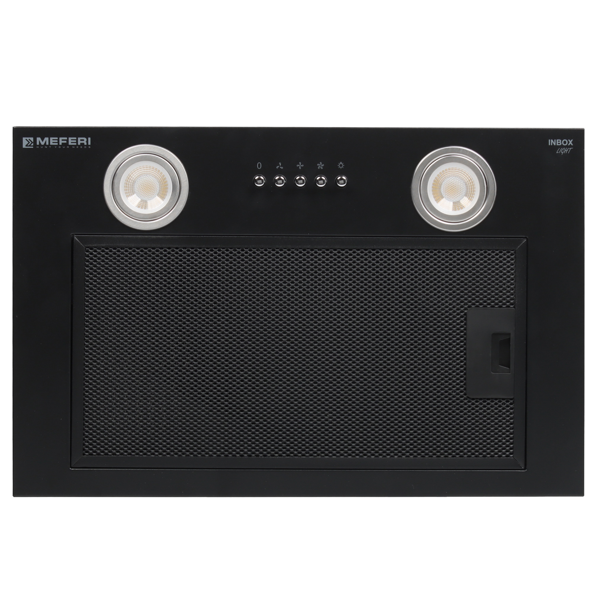 9168714 Вытяжка полновстраиваемая Meferi INBOX45BK LIGHT черный STDN-0074612 - Вид №5