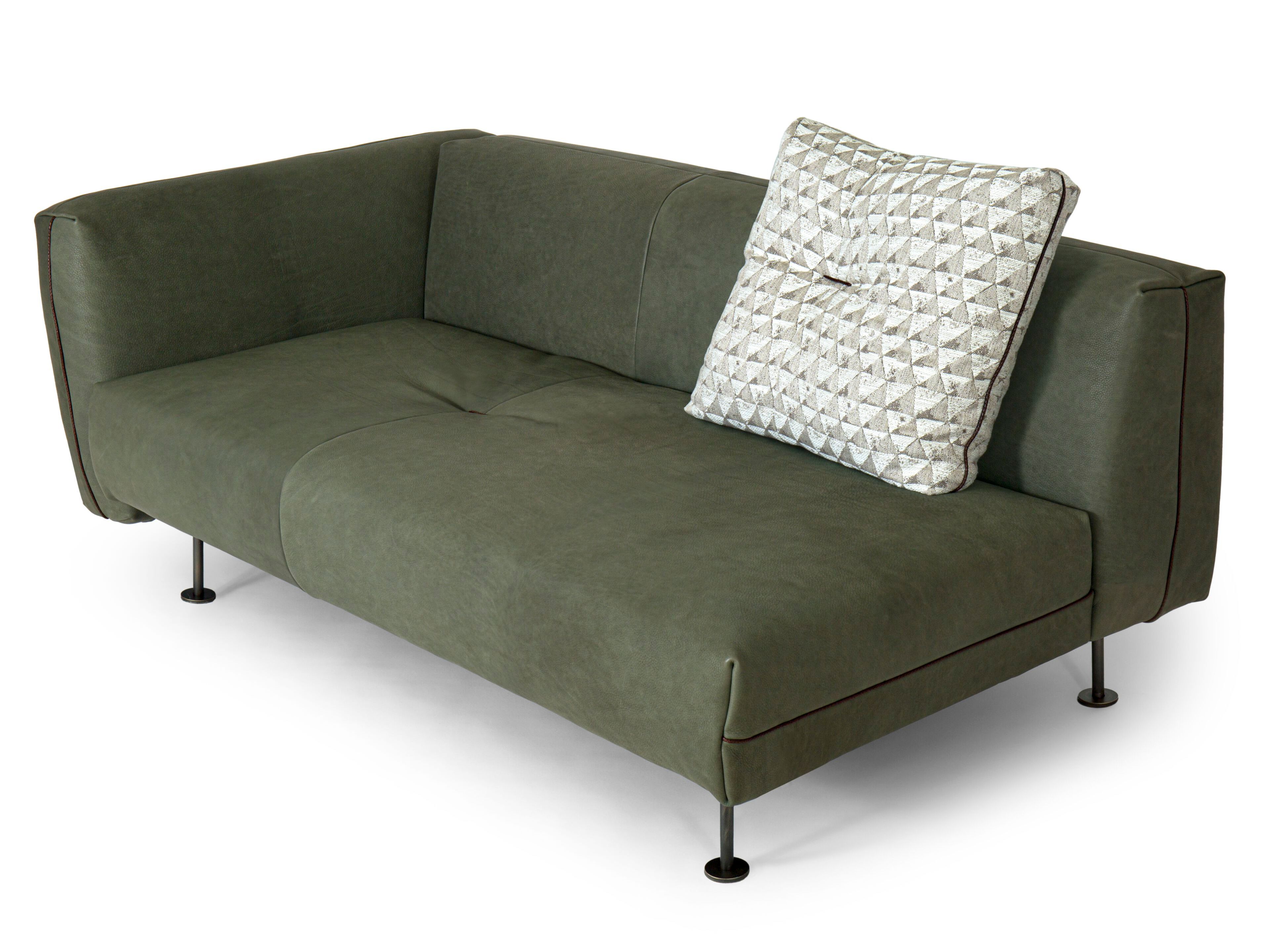 3-местный кожаный диван Borzalino ARCH-00131442 - Вид №1