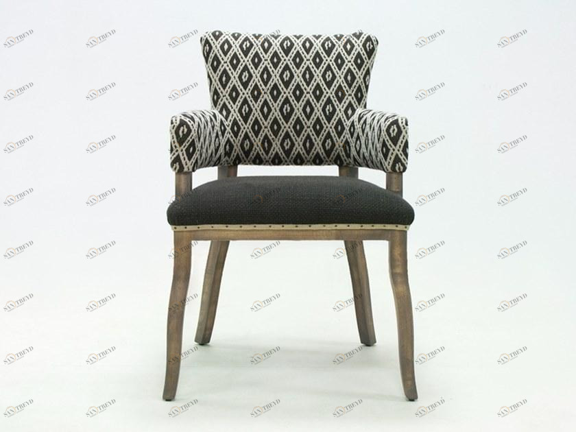 CREARTE COLLECTIONS Стул из ткани с подлокотниками и открытой спинкой  76 