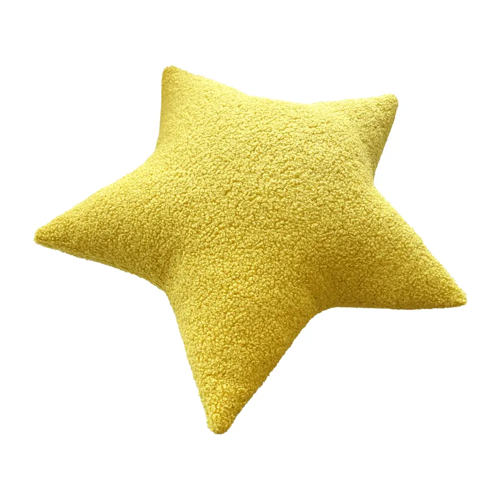 Подушка Звезда 40x40 см цвет желтый SEASONS STLM-2084220 - Вид №1