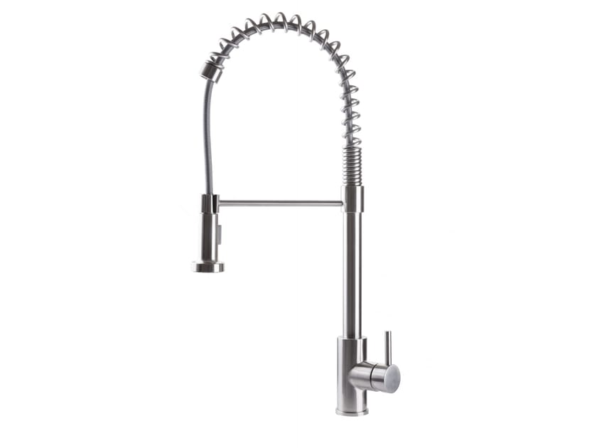 Смеситель для кухни из нержавеющей стали с ручным душем Tubico Kitchen River ARCH-00133366