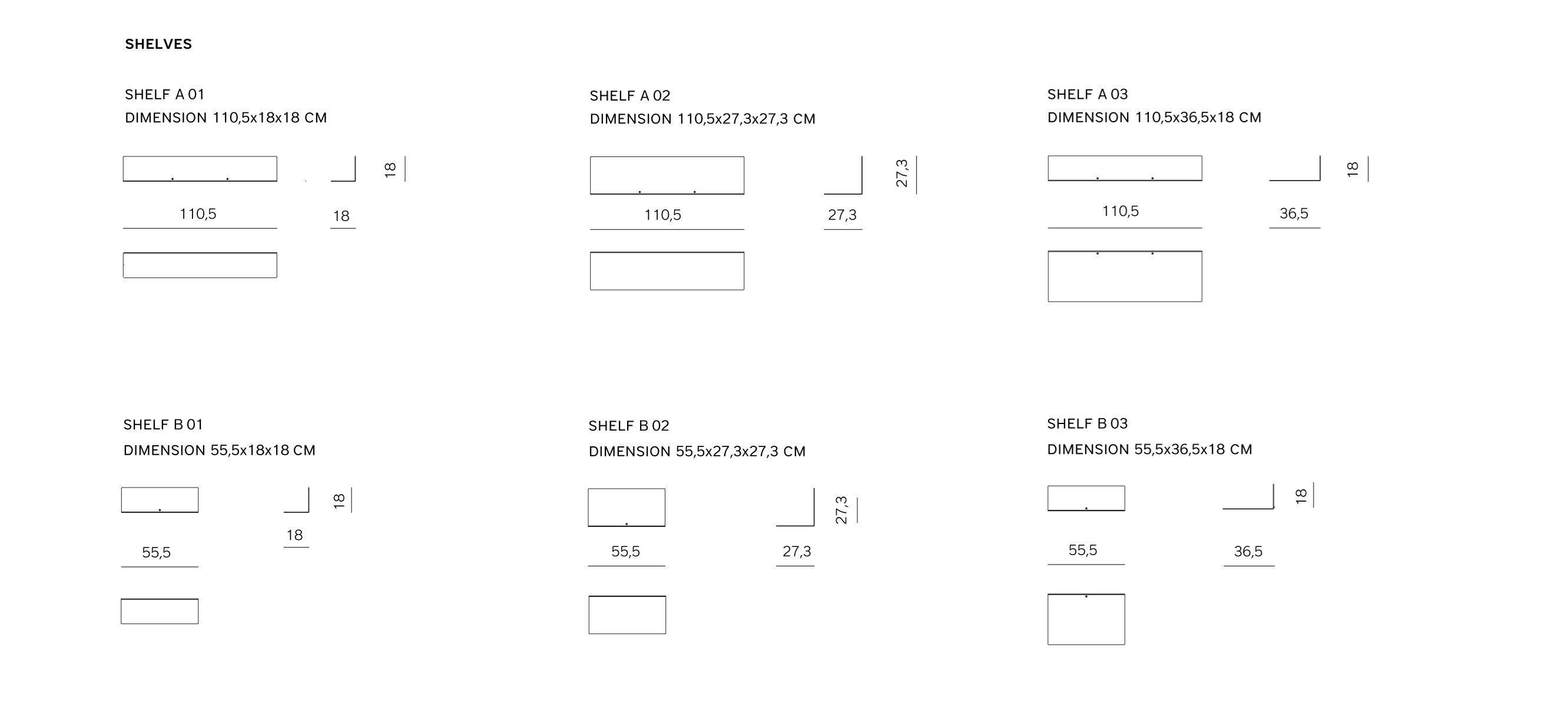 Самонесущая алюминиевая Книжная полка prostoria Shtef ARCH-00139424 - Вид №9